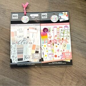 Sophisticated Florals & Pressed Florals Sticker Books by the Happy Planner